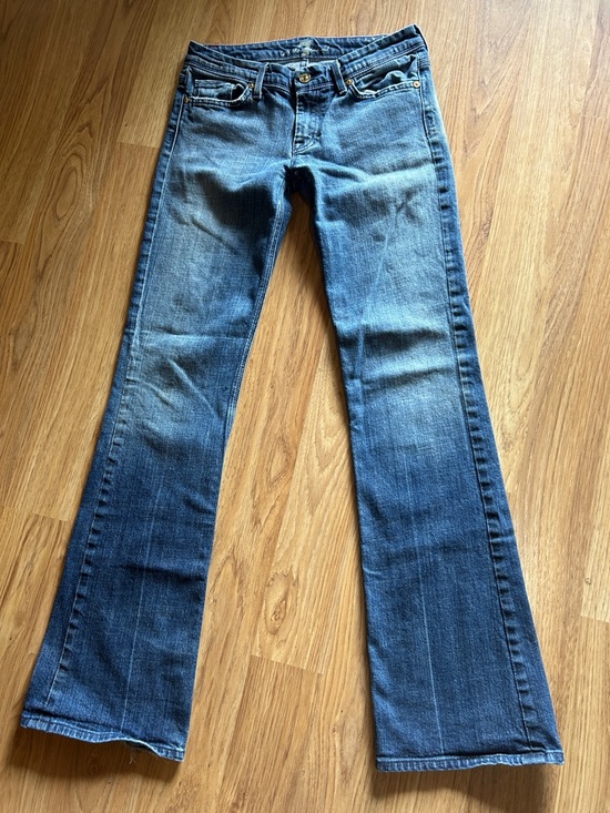 7 For All Mankind Denim - 7 For All Mankind Women's FLYNT Flare Leg Jeans   Size 27